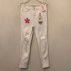 TailorVintage white high rise skinny jeans Size 11 NWT